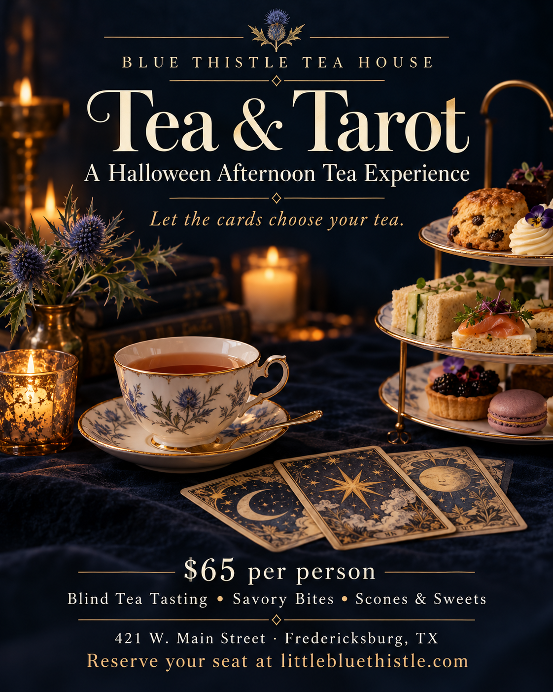 Tea & Tarot: A Halloween Afternoon Tea Experience