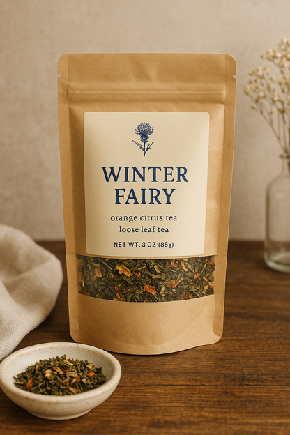 Blue Thistle Winter Fairy Tea