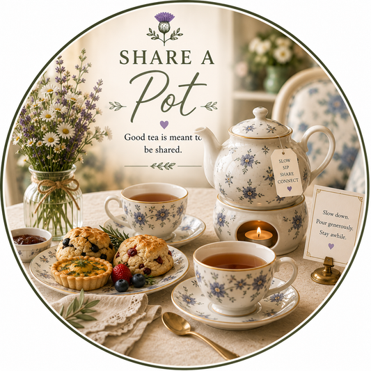 Share a Pot of Tea w/ Treat Tower