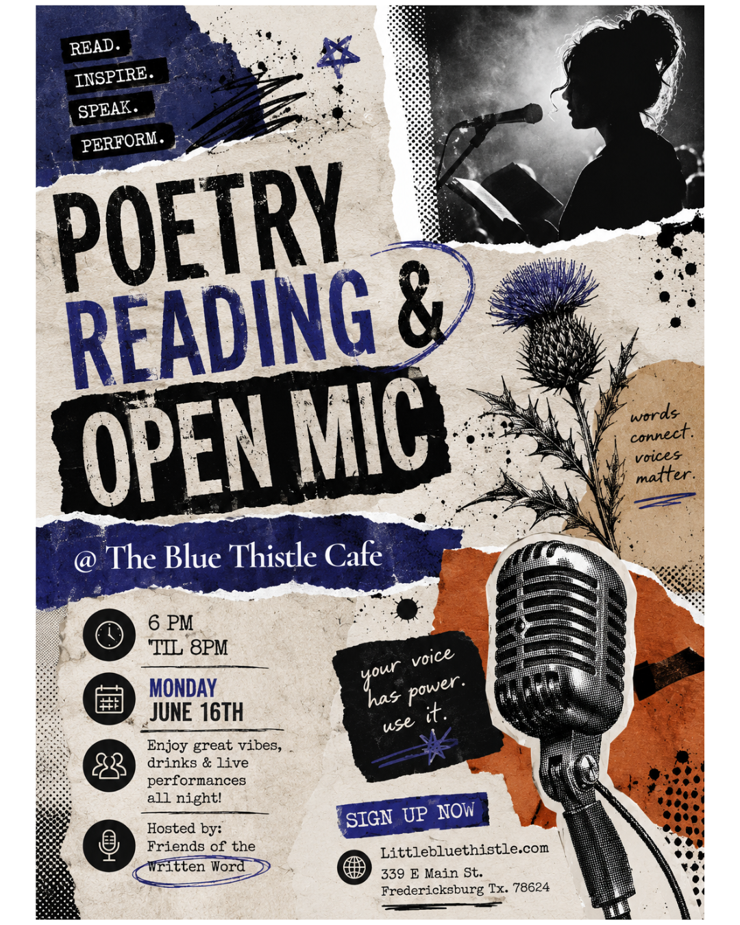 Poetry Slam and Open Mic Night!