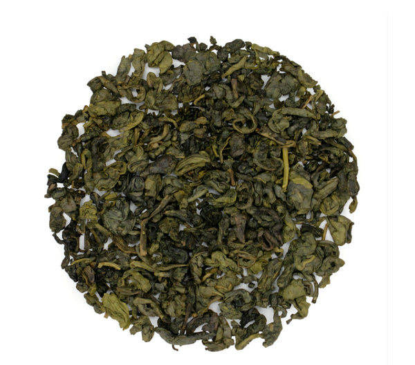 Gunpowder green tea from Blue Thistle Tea Haus, Fredericksburg TX
