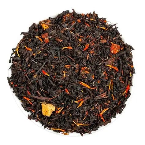 Luckenbach Peach loose leaf black tea from Blue Thistle Tea Haus, Fredericksburg TX