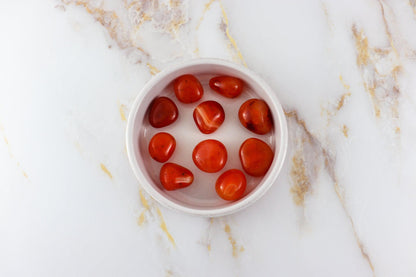 Carnelian rolled stone