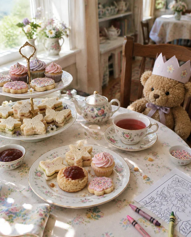 Little Thistle Tea kids' afternoon tea at Blue Thistle Tea Haus, Fredericksburg TX